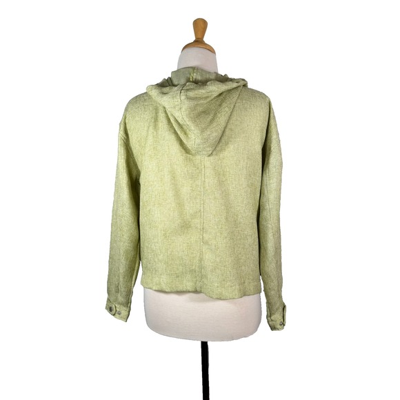 Avec‎ Les Filles Green Zip Up Hooded Jacket Size L - Picture 4 of 7